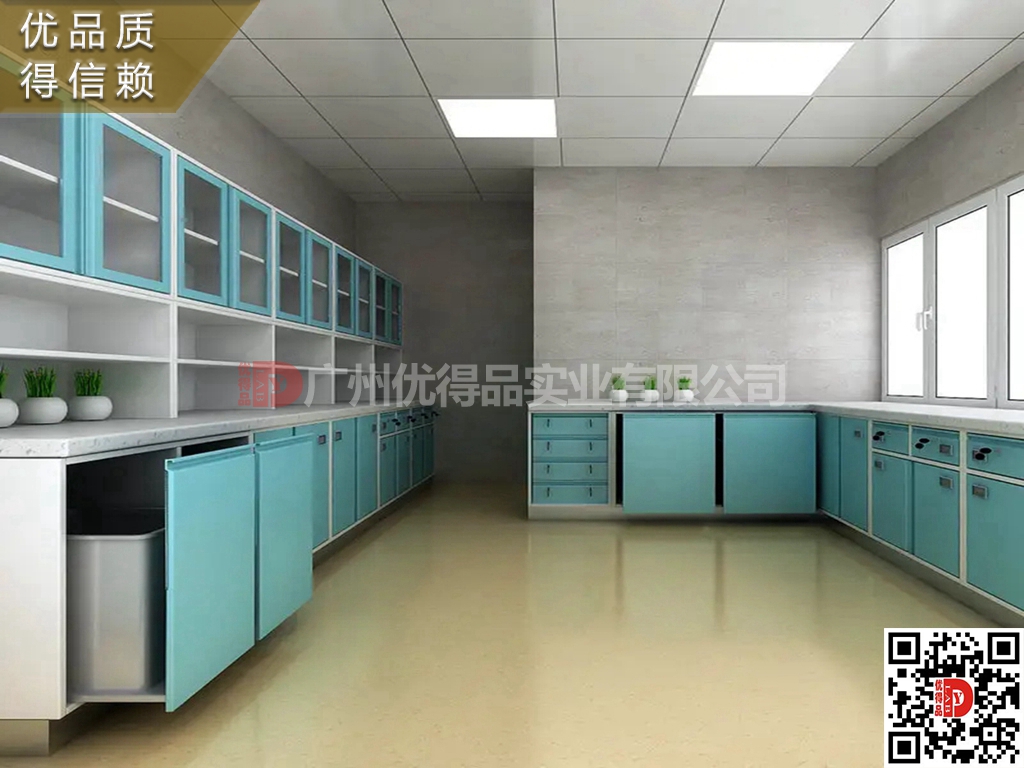 广东省厂家定制医院治疗室操作台 护士站治疗室配药柜液体柜吊柜