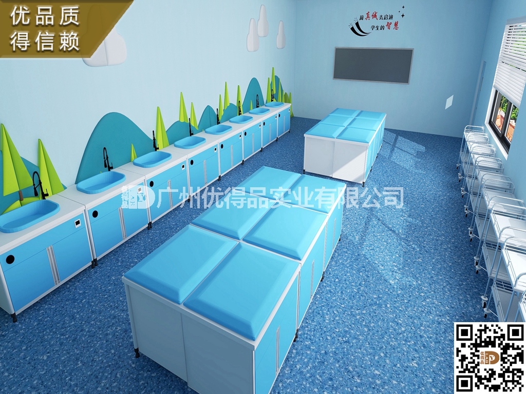 妇幼医院 洗婴室护理打包台 智能洗婴池 洗礼池 医用护理手推车