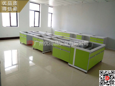 实验室家具 实验室中央台 全钢钢木操作台